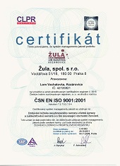 Certifikát CZ